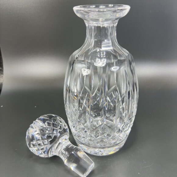 Waterford Clear Heavy Crystal Decanter Container Bottle With Stopper Signed VTG - Picture 14 of 16
